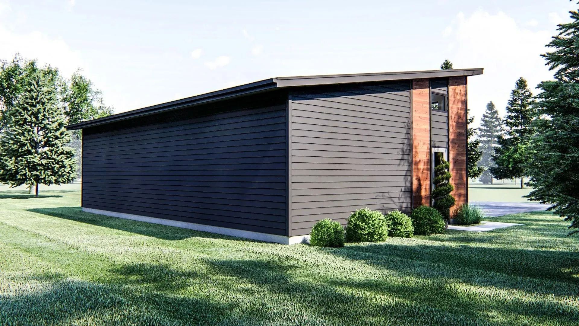 Versatile 4-Bay Garage with Ample Space