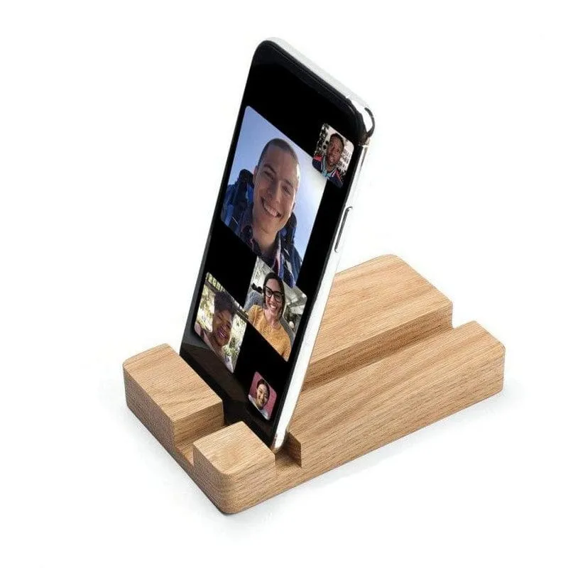 Wooden Portable Mobile Holder ( 6 INCHES )